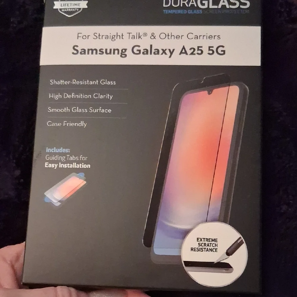 Samsung Galaxy A25 5G Screen Protector - Black